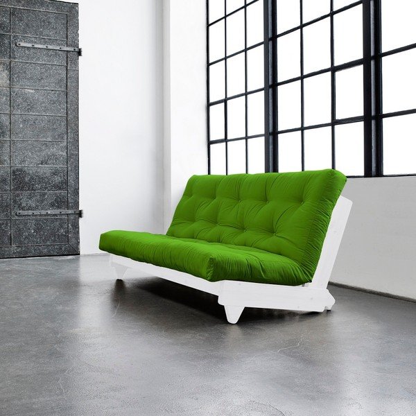 Canapea extensibilă Karup Fresh White/Lime-image-1