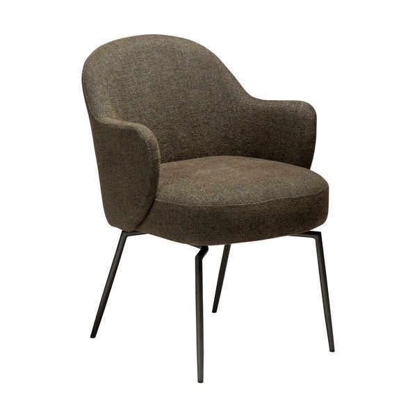Scaun de living kaki cu cotiere/rotativ Bae – DAN-FORM Denmark