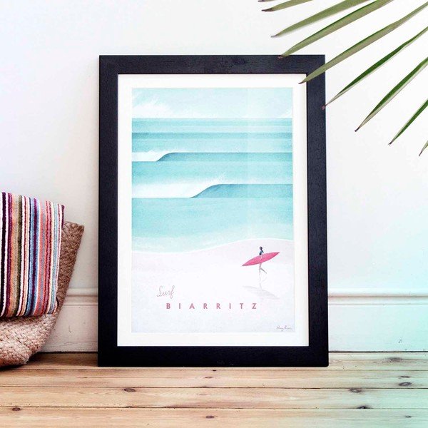 Poster Travelposter Biarritz, A2-image-1