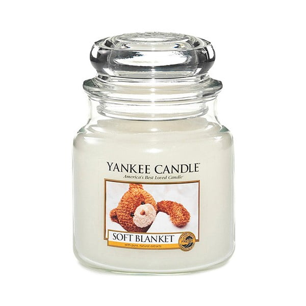 Lumânare parfumată Yankee Candle Soft Blanket, timp de ardere 65 h