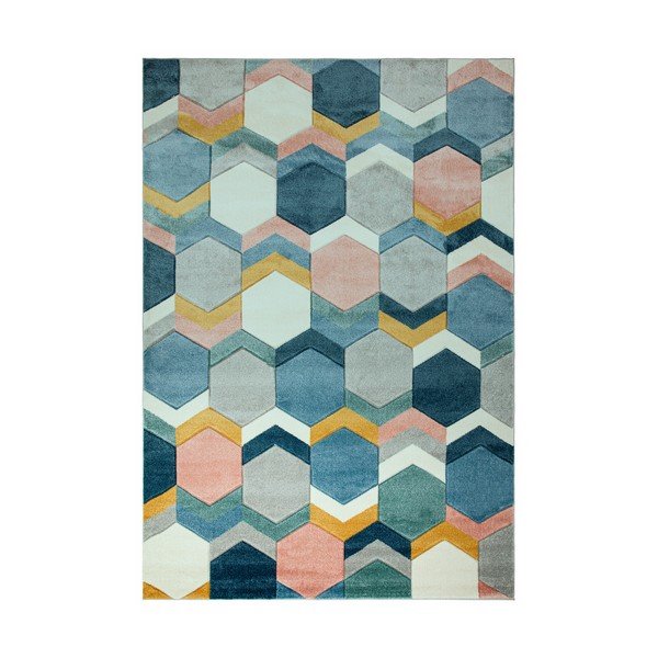 Covor Asiatic Carpets Hexagon Multi, 200 x 290 cm