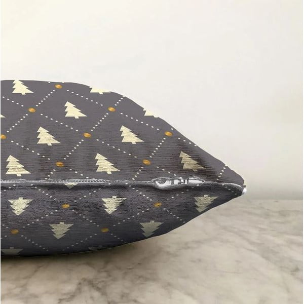 Față de pernă 43x43 cm  cu model de Crăciun – Mila Home-image-1