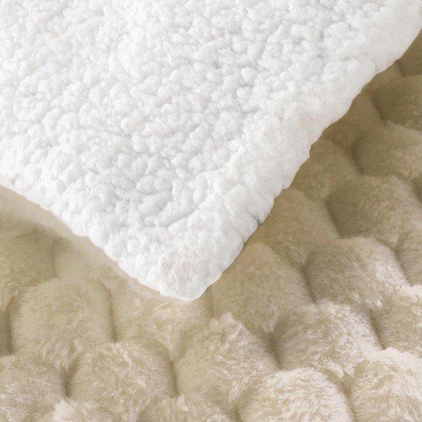 Pătură fildeș din micropluș/cocolino 180x220 cm Frosty – douceur d'intérieur-image-3