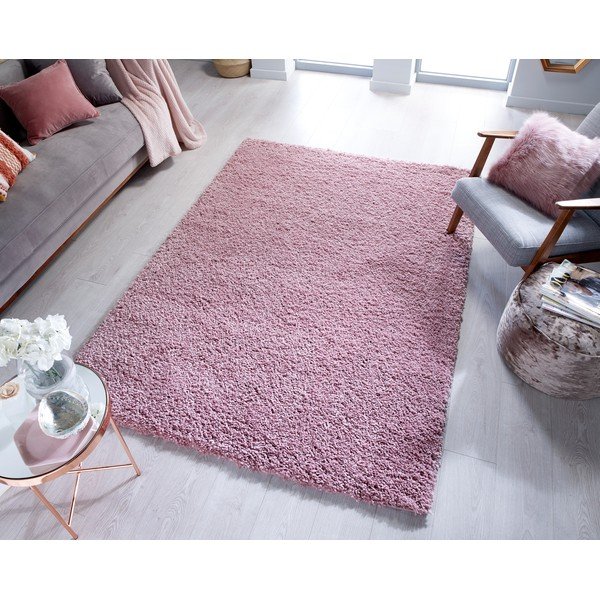 Covor Flair Rugs Sparks, 60 x 110 cm, roz închis-image-4