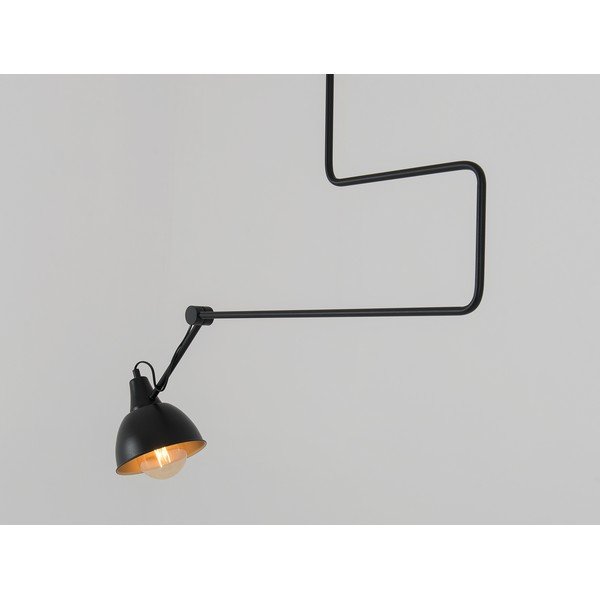 Lustră neagră cu abajur metalic 80x80 cm Coben - CustomForm-image-2