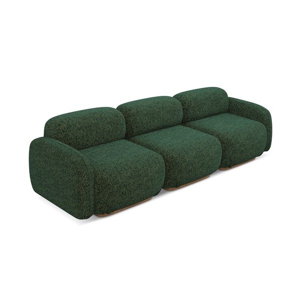 Canapea modulară verde-închis 270 cm Ailani – Makamii-image-3