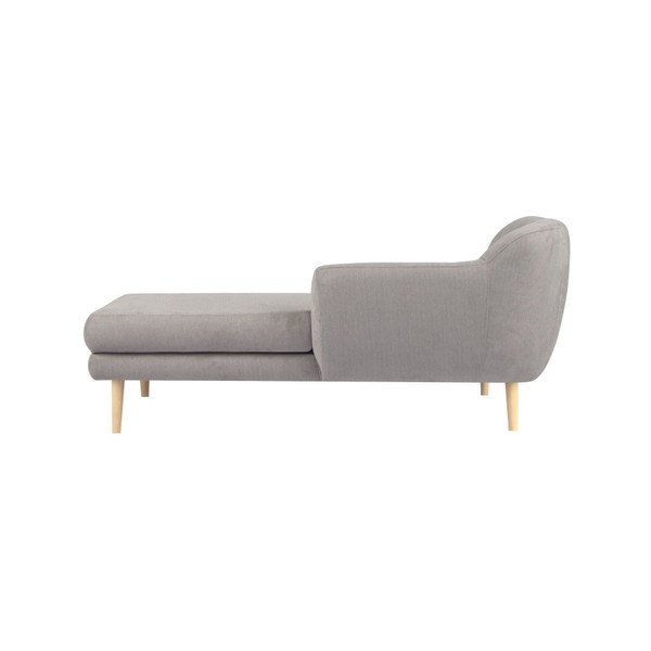 Șezlong Mazzini Sofas Sardaigne, gri deschis-image-4