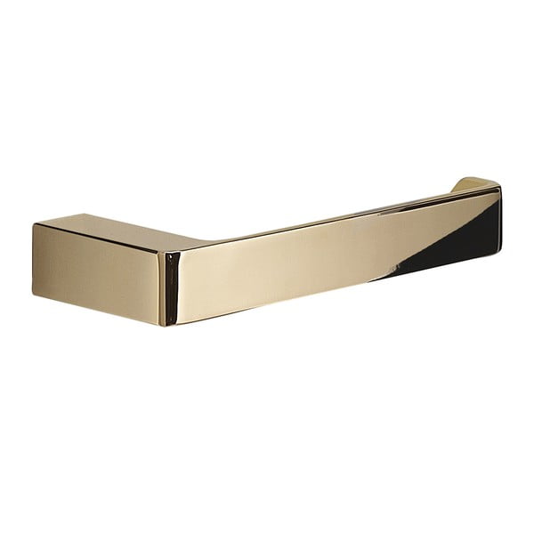 Suport pentru hârtie igienică auriu de montat pe perete din metal Gedy Pirenei – Sapho