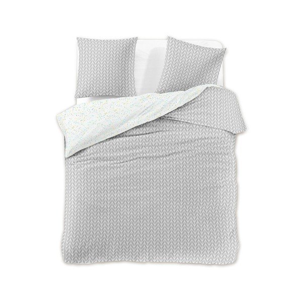 Lenjerie de pat din bumbac satinat DecoKing Herringbone, 135 x 200 cm-image-3