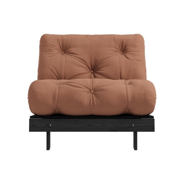 Fotoliu cărămiziu Roots Black Night – Karup Design-image-3