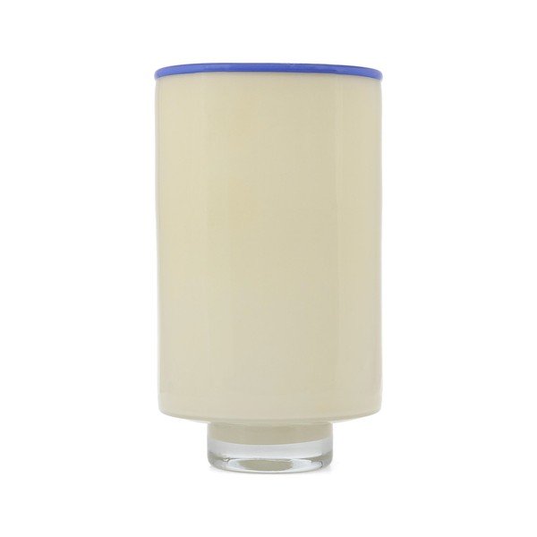 Vază crem din sticlă (înălțime 26 cm) Milo – ONA