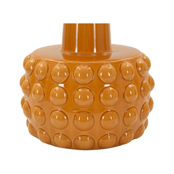 Veioză galben-muștar/albă din ceramică cu abajur textil (înălțime 51,5 cm) Gress – Mauro Ferretti-image-2
