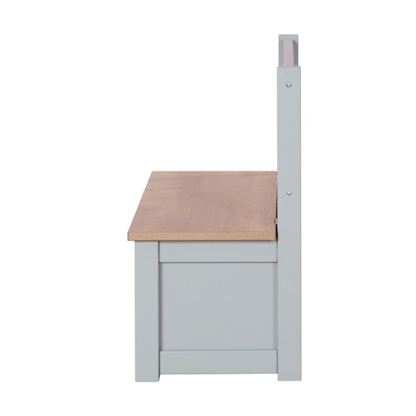 Bancă de copii taupe Woody – Roba-image-4