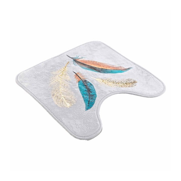 Covoraș de baie alb pentru WC 45x45 cm Plumiss – douceur d'intérieur-image-4