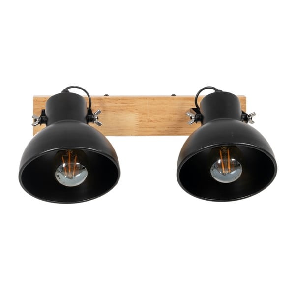 Aplică de perete neagră/în culoare naturală – Ixia