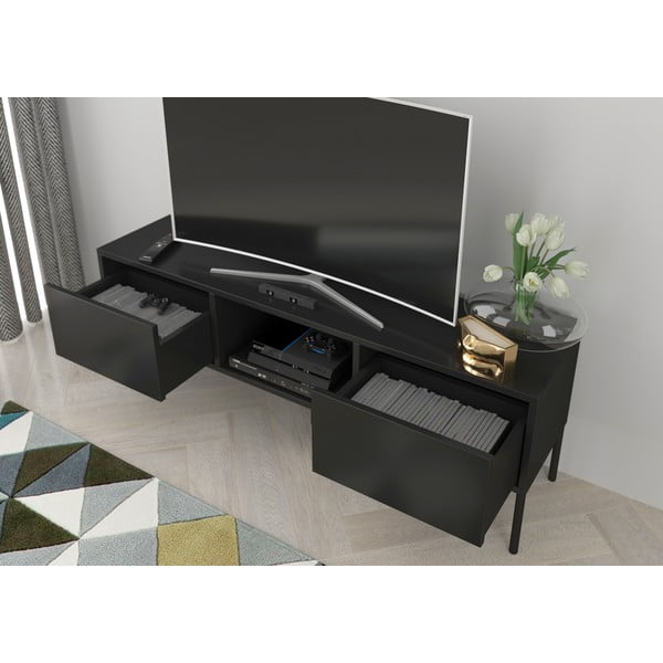 Măsuță TV Skandica Mirka, negru-image-4