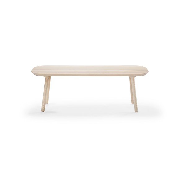 Bancă din lemn de frasin EMKO Naïve, lățime 140 cm, natural-image-2