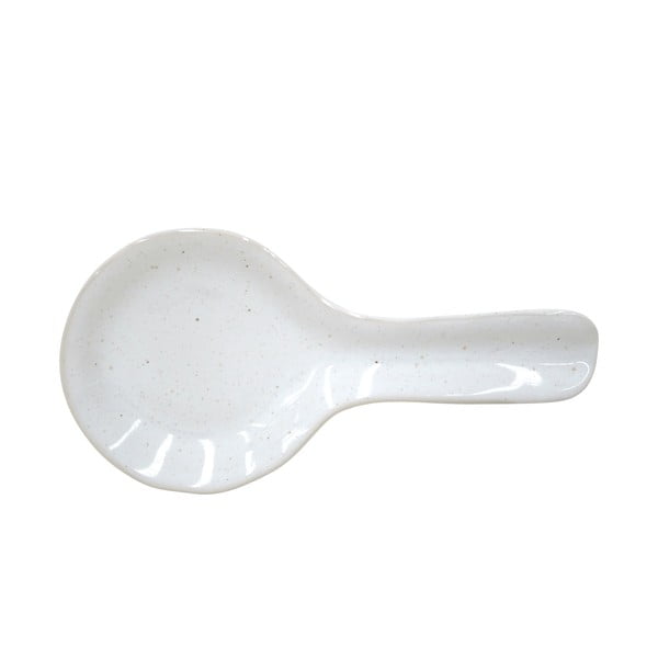 Suport din gresie ceramică pentru lingură Casafina Fattoria, alb