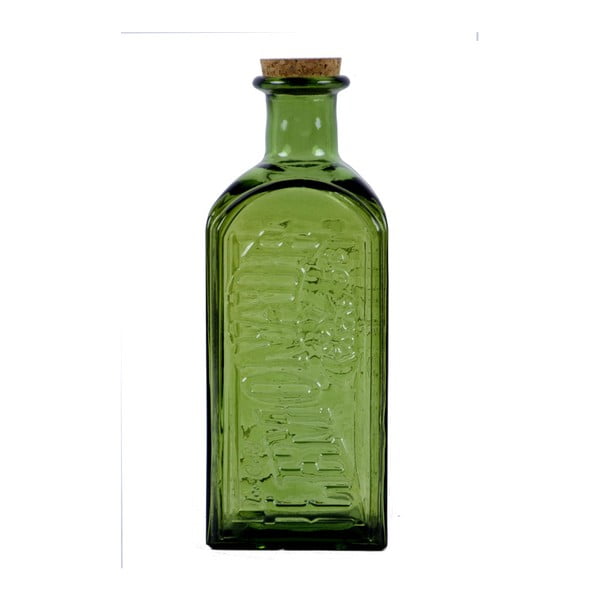 Sticlă cu dop de plută Ego Decor, 2 l, verde