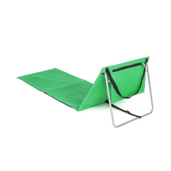 Covoraș de plajă cu spătar din oțel verde Austin - Happy Green -image-1