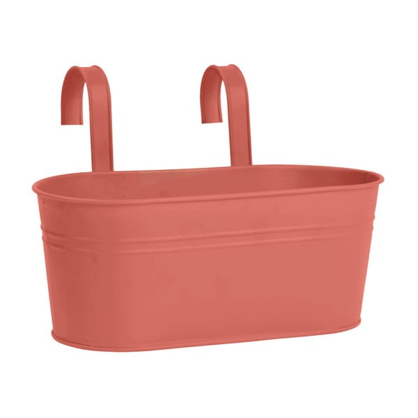 Ghiveci Butlers Zinc, lungime 30 cm, roz coral