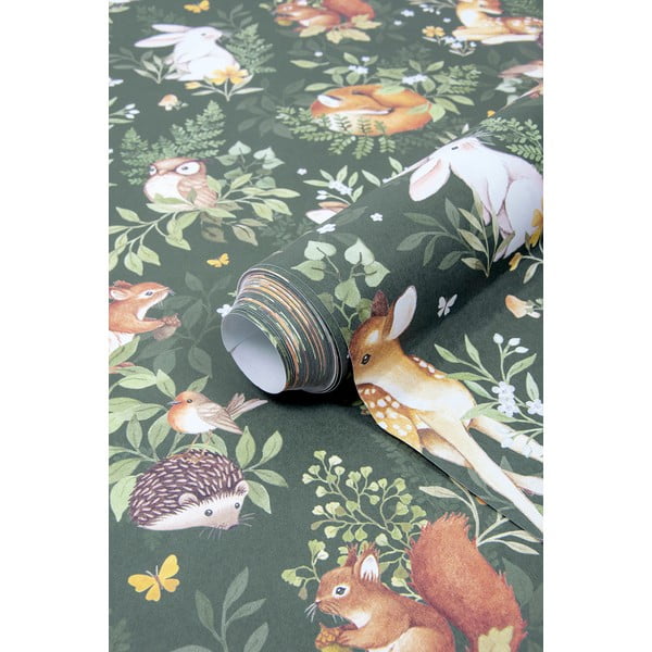 Tapet pentru copii 10 m x 50 cm Forest Friends – Lilipinso-image-3