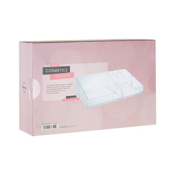Organizator cosmetice Premier Housewares Met Clear, 9 compartimente-image-1