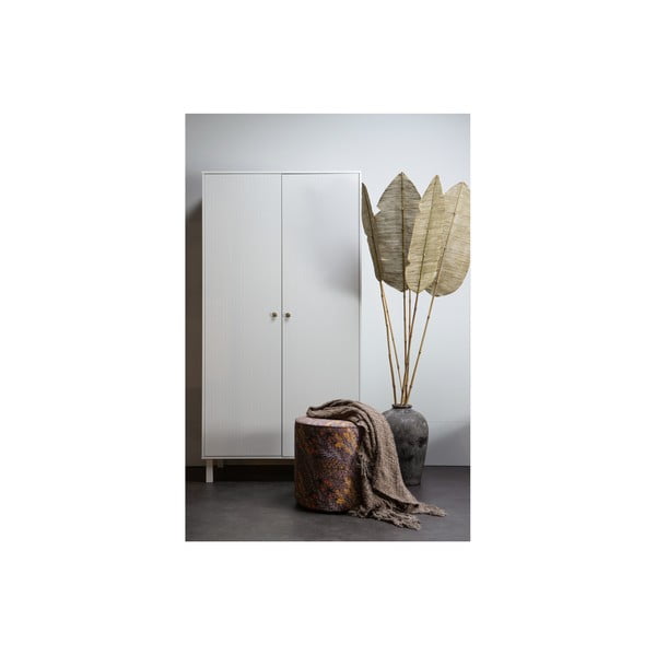 Șifonier gri deschis din lemn de pin 100x195 cm Madu – WOOOD-image-4