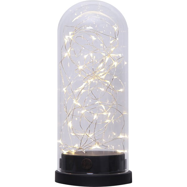 Decorațiune luminoasă cu LED Star Trading Glass Dome, înălțime 25 cm, negru-image-2