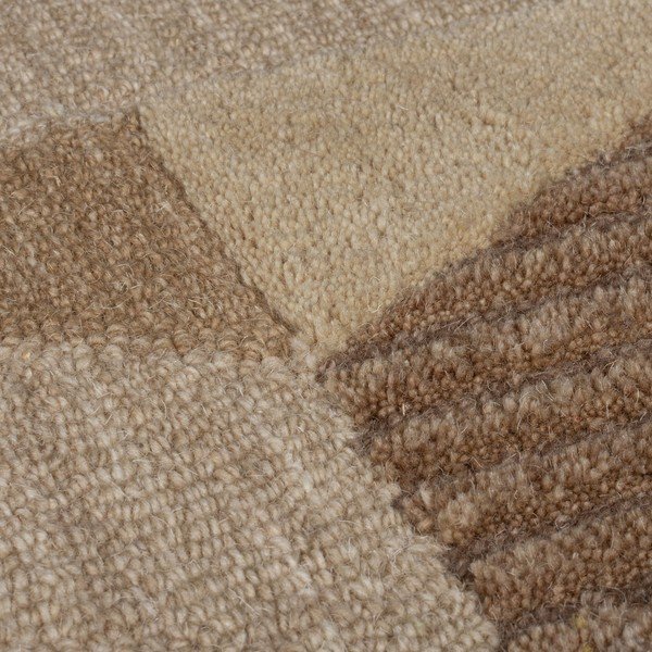 Covor maro țesut manual din lână 200x290 cm Moda Asher – Flair Rugs-image-3