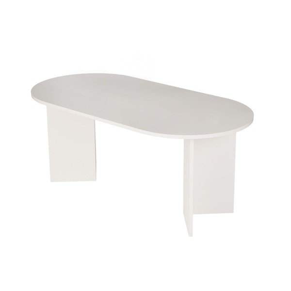 Masă de dining cu aspect semi-lucios 89,5x180 cm Sablin – Kalune Design-image-3