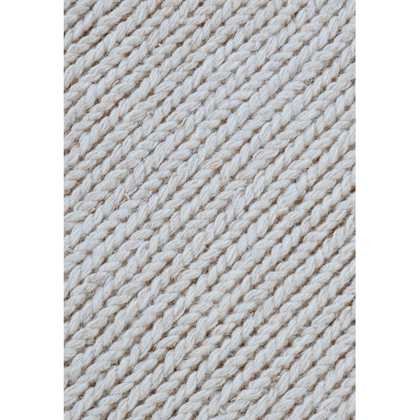 Covor alb țesut manual rotund din lână ø 160 cm Francois – Villeroy&Boch-image-4