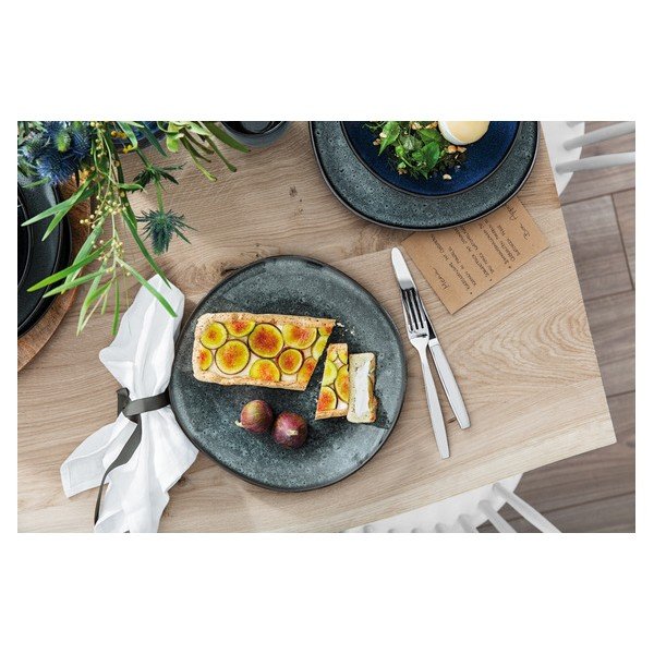 Farfurie din gresie ceramică Villeroy & Boch Like Lave, ø 28 cm, verde - gri-image-2