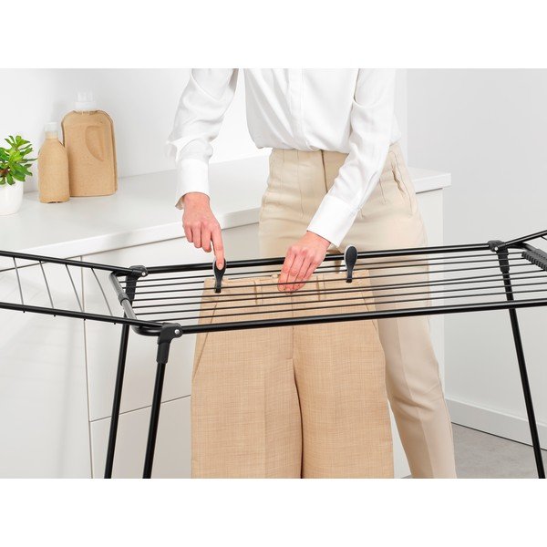 Uscător de rufe negru mat 18 m HangOn Too – Brabantia-image-2