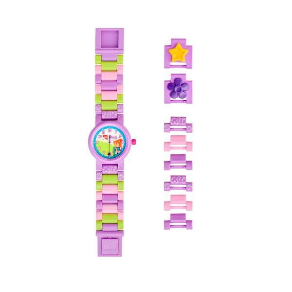 Ceas de mână cu curea pliabilă LEGO® Friends Mia, mov-image-4