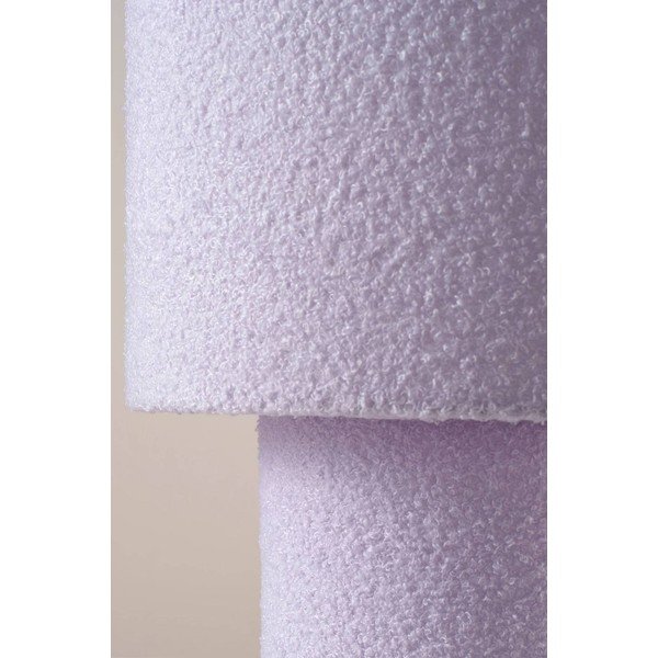 Veioză mov lavandă din material textil (înălțime 44 cm) Aubra – Jotex-image-3