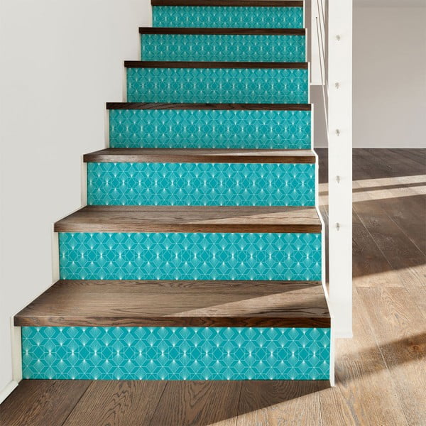 Set 2 autocolante pentru scări Ambiance Stairs Stickers Christer, 15 x 105 cm
