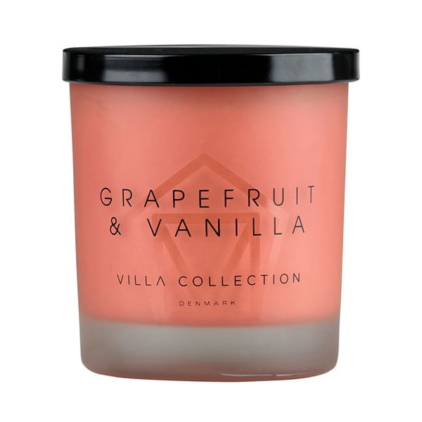 Lumânare cu parfum de grapefruit și vanilie Villa Collection, timp de ardere 48 h