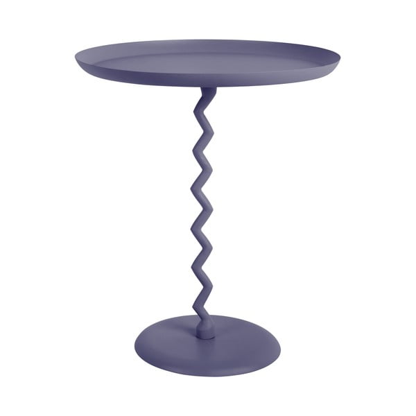 Măsuță auxiliară rotundă din metal ø 44 cm Zig Zag – Leitmotiv