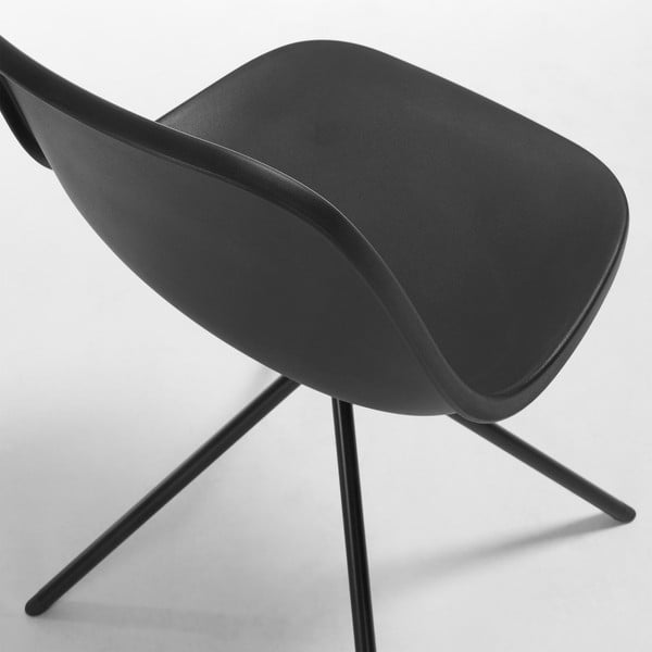 Set 2 scaune La Forma Mint, negru-image-4