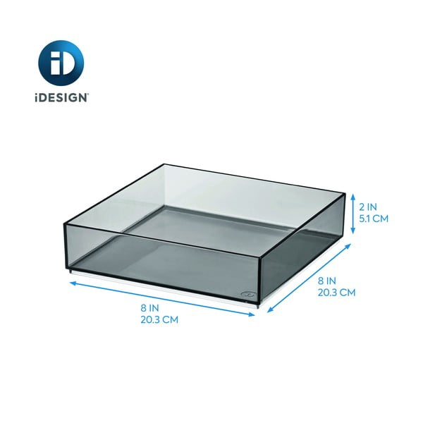 Organizator de baie negru mat pentru cosmetice din plastic reciclat – iDesign-image-4