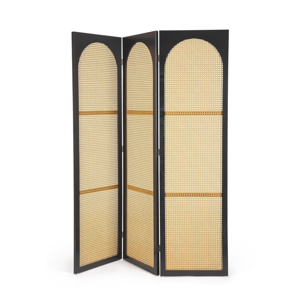 Paravan in culoare naturala din ratan Josine – Yes Everyday