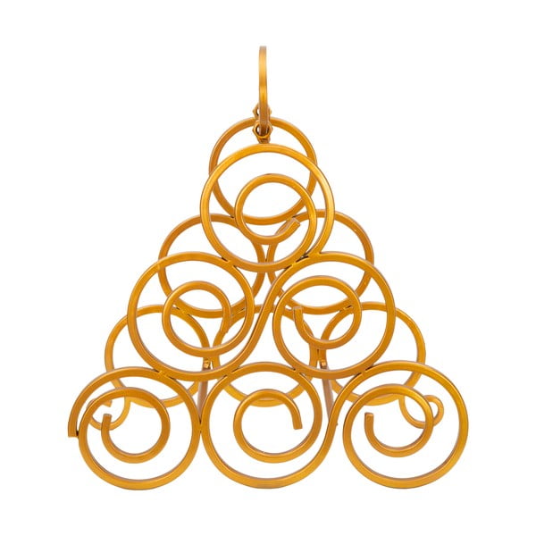 Suport pentru sticle de vin Mauro Ferretti, auriu-image-2