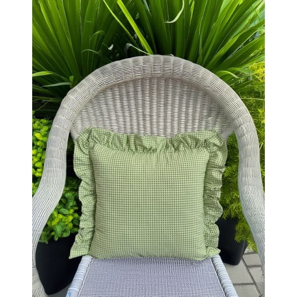 Față de pernă din bumbac 45x45 cm Ruffled – Mila Home-image-1