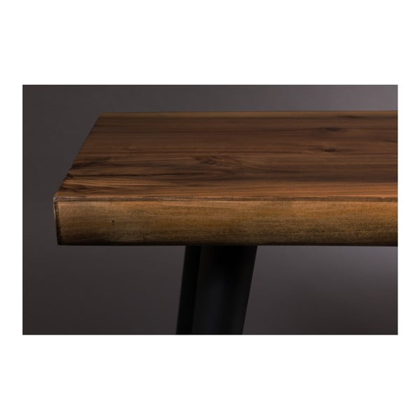 Banchetă cu picioare negre din oțel Dutchbone Alagon, lungime 180 cm-image-3