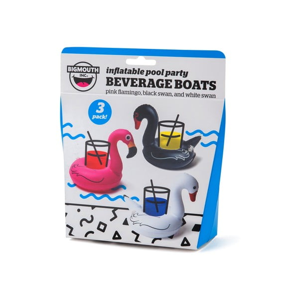 Set 3 suporturi gonflabile pentru pahare Big Mouth Inc. Birds-image-1