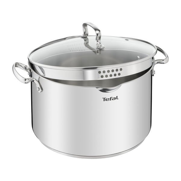 Oală din inox  10 l adecvată pentru plita cu inducție Duetto+ – Tefal-image-1