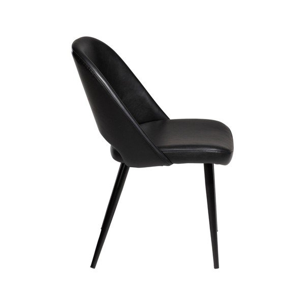 Scaun din piele ecologică DAN–FORM Denmark Grace, negru-image-3