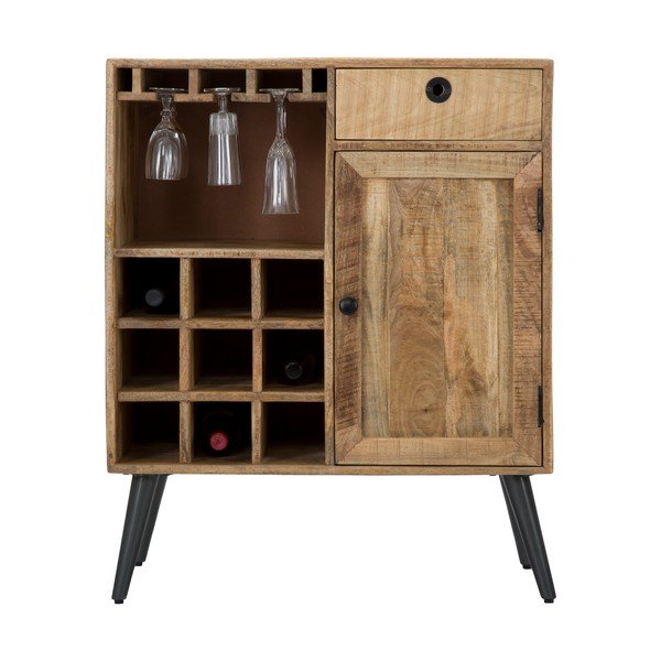 Dulap din lemn de mango Mauro Ferretti Belgrado Cellar, lățime 75 cm-image-4