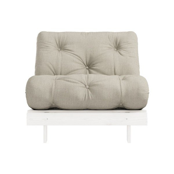 Fotoliu variabil KARUP Design Roots White, bej - gri-image-3